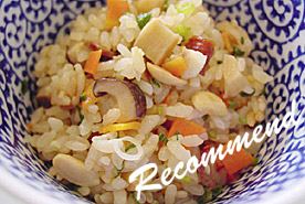 大豆入り中華風炊き込みご飯